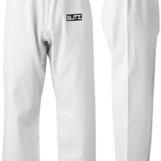 White Gi trousers